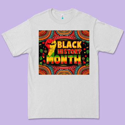 Black History Month Premium Tee Designed By Zillion Design Studio