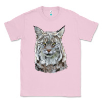 Bubblegum Pink Bobcat Head Classic Tee - LillyAllenDesigns