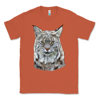 Copper Bobcat Head Classic Tee - LillyAllenDesigns