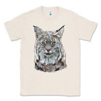 Natural Bobcat Head Classic Tee - LillyAllenDesigns