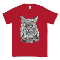 Red Bobcat Head Classic Tee - LillyAllenDesigns
