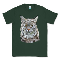 Sports Green Bobcat Head Classic Tee - LillyAllenDesigns