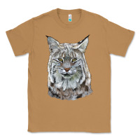 Toasted Coconut Bobcat Head Classic Tee - LillyAllenDesigns