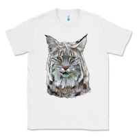 White Bobcat Head Classic Tee - LillyAllenDesigns