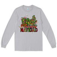 Moon Dust feliz navidad cactus Long Sleeve Tee - JahusDesignShop