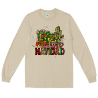 Mushroom feliz navidad cactus Long Sleeve Tee - JahusDesignShop