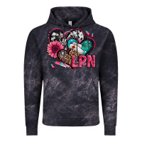 Cloud Black lpn licensed practical nurse hearts Vintage Hoodie - Jasminsmagicworld