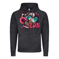 Lpn Licensed Practical Nurse Hearts Vintage Hoodie | Teevron