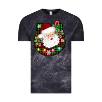 Cloud Black horseshoe santa Vintage Tee - AdoDesignShop