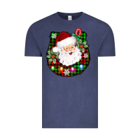 Vintage Denim horseshoe santa Vintage Tee - AdoDesignShop