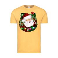 Vintage Mustard horseshoe santa Vintage Tee - AdoDesignShop