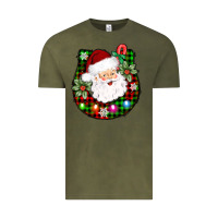 Vintage Olive horseshoe santa Vintage Tee - AdoDesignShop