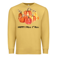 Antique Gold Happy Fall Y all Premium Sweatshirt - Bettercallsaul