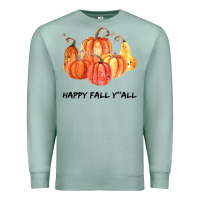 Seafoam Happy Fall Y all Premium Sweatshirt - Bettercallsaul