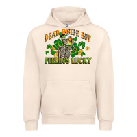 Sandshell Dead inside but feeling lucky St. Patrick's Day Urban Hoodie - CowGirlArtShop