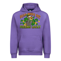 Tulip Dead inside but feeling lucky St. Patrick's Day Urban Hoodie - CowGirlArtShop
