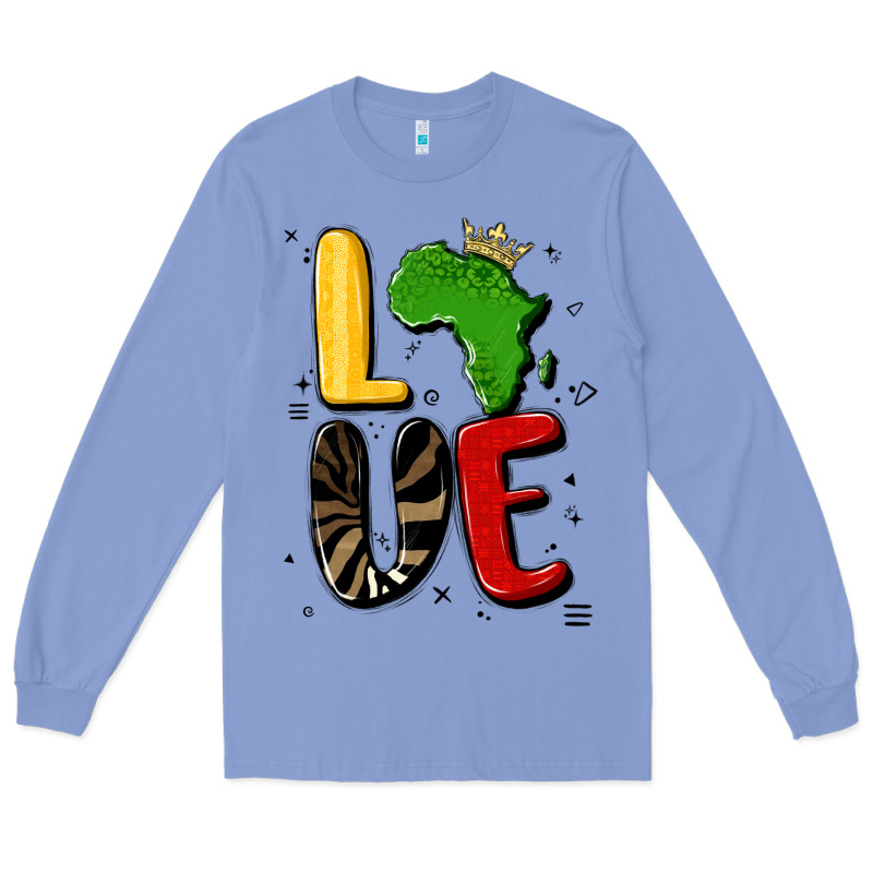 Africa Love Long Sleeve Tee by MaliasSmallBusiness | Teevron