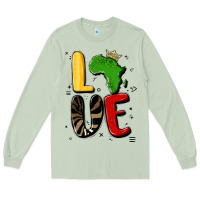 Matcha africa love Long Sleeve Tee - MaliasSmallBusiness