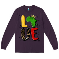 Plum africa love Long Sleeve Tee - MaliasSmallBusiness