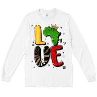 White africa love Long Sleeve Tee - MaliasSmallBusiness