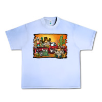 Grape Ice western truck cowboy gnome background Urban Heavy Tee - BarkalooDesign