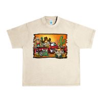 Sandshell western truck cowboy gnome background Urban Heavy Tee - BarkalooDesign