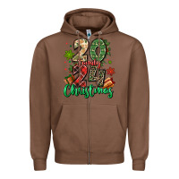 Chestnut 2024 family christmas Zipper Hoodie - MaliasSmallBusiness