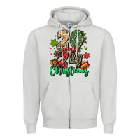 Dove Grey 2024 family christmas Zipper Hoodie - MaliasSmallBusiness