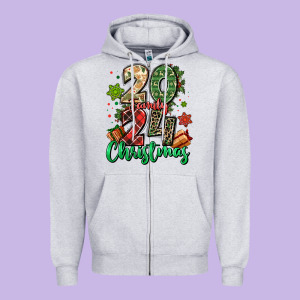 2024 Family Christmas Zipper Hoodie Designed By Maliassmallbusiness