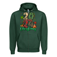 Sports Green 2024 family christmas Zipper Hoodie - MaliasSmallBusiness