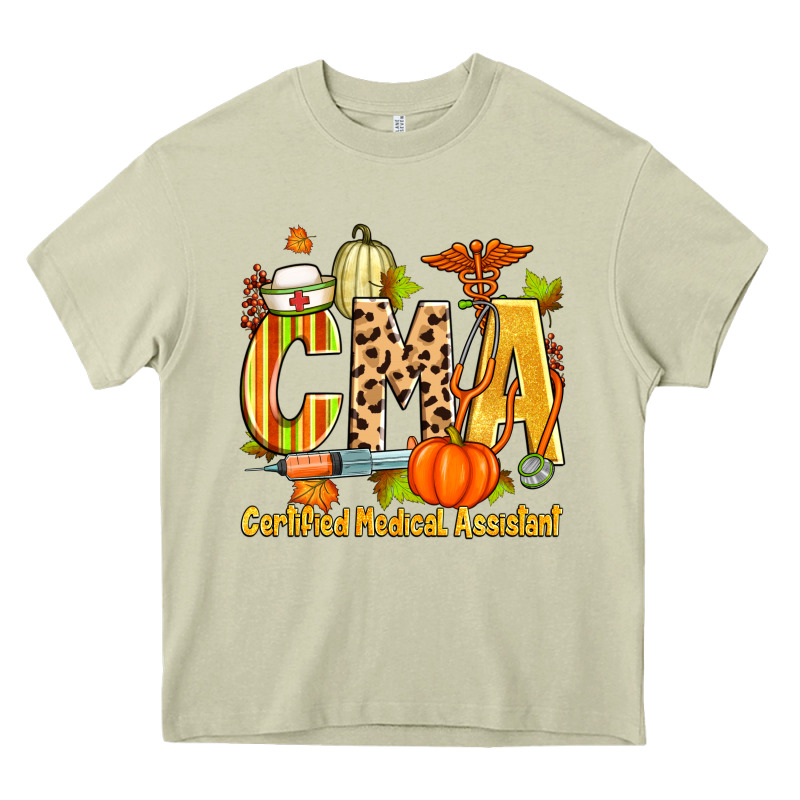 Fall Cma Certified Medical Assistant Heavy Core Tee by Zillion Design Studio | Teevron