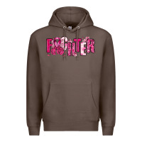 Coffee Fighter Breast Cancer Premium Hoodie - NancyCooperArtShop