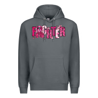 Rock Fighter Breast Cancer Premium Hoodie - NancyCooperArtShop