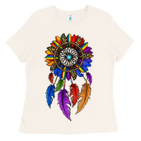 Pride Sunflower Dreamcatcher Ladies Tee | Teevron