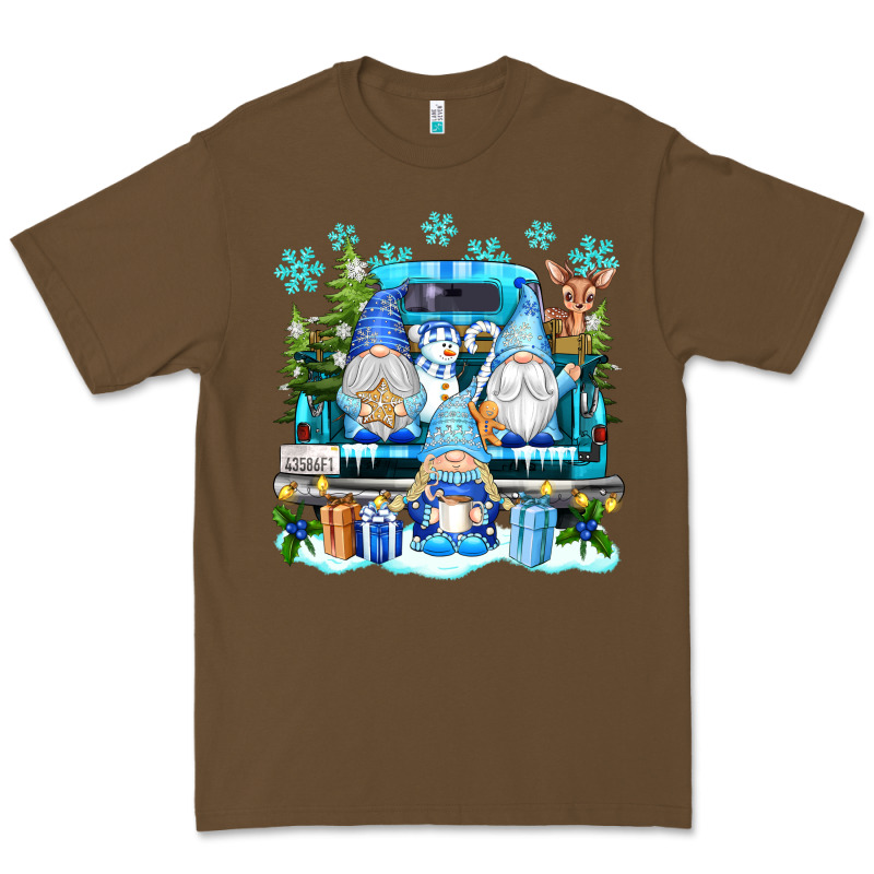Snowman Gnome Truck Premium Tee by texasbilliewilder | Teevron