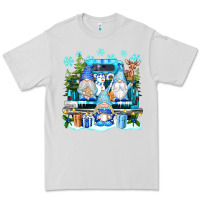 Dove Grey snowman gnome truck Premium Tee - texasbilliewilder