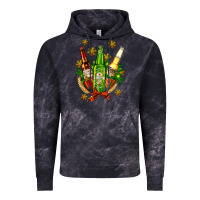 Cloud Black beer bottle party set for christmas Vintage Hoodie - AdoDesignShop