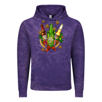 Cloud Purple beer bottle party set for christmas Vintage Hoodie - AdoDesignShop