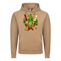 Vintage Coffee beer bottle party set for christmas Vintage Hoodie - AdoDesignShop