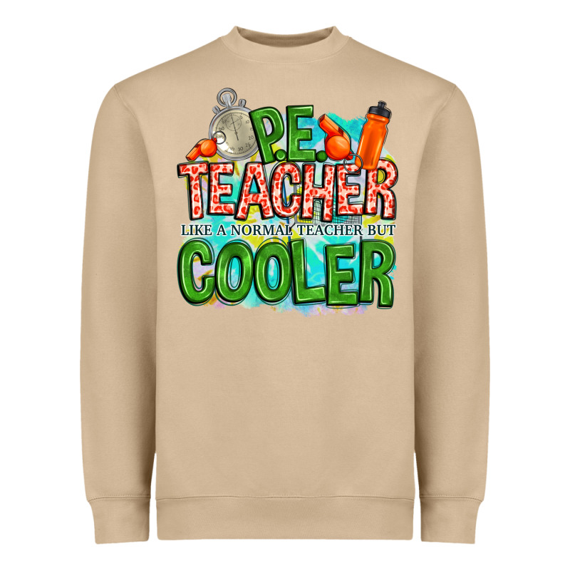 Pe Teacher But Cooler Heavyweight Sweatshirt by NancyCooperArtShop | Teevron