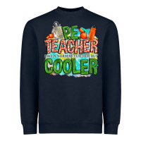 Navy pe teacher but cooler Heavyweight Sweatshirt - NancyCooperArtShop