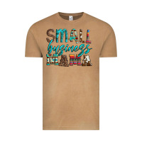 Vintage Camel small business mama leopard turquoise aztec serape cowhide Vintage Tee - Artiststas