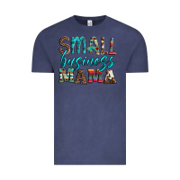 Vintage Denim small business mama leopard turquoise aztec serape cowhide Vintage Tee - Artiststas