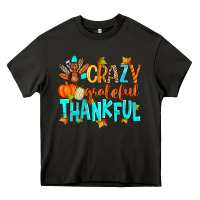 Asphalt crazy grateful thankful Heavy Core Tee - Zillion Design Studio