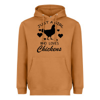 Meerkat Just A Girl Who Love Chickens Heavyweight Hoodie - Bettercallsaul