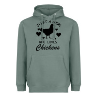 Sage Just A Girl Who Love Chickens Heavyweight Hoodie - Bettercallsaul