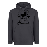 Smoke Just A Girl Who Love Chickens Heavyweight Hoodie - Bettercallsaul