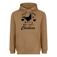 Toasted Coconut Just A Girl Who Love Chickens Heavyweight Hoodie - Bettercallsaul