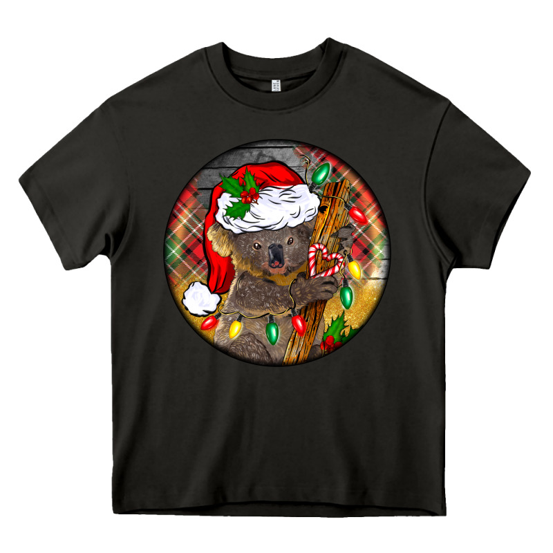 Christmas Koala Heavy Core Tee by BarkalooDesign | Teevron