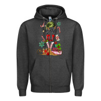 Charcoal Heather baby elf Zipper Hoodie - MaliasSmallBusiness